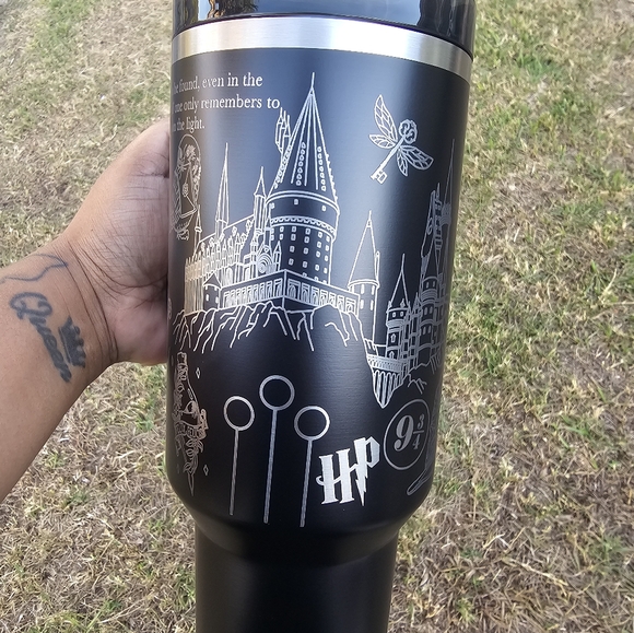 Harry Potter Laser Engraved Stanley - Picture 3 of 4